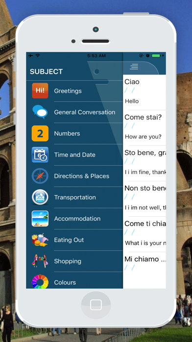 Communicate Italian Screenshot