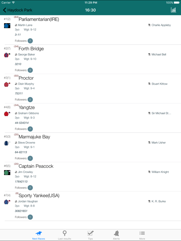 Screenshot #6 pour Horse Racing Tracker - Winner