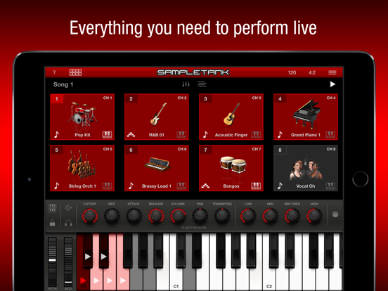 SampleTank CS iPad app afbeelding 4