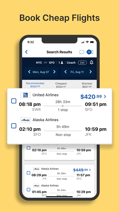 OneTravel Flight & Hotel Deals Screenshot