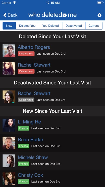Who Deleted Me Friend Tracker