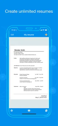 Quick Resume Pro: Screenshot 3 von 6