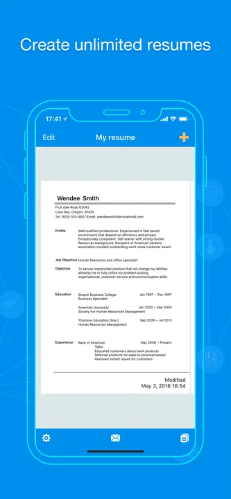 Quick Resume Pro: Screenshot 3 von 6