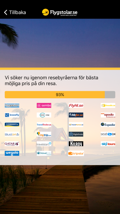 Flygstolar.se - Flyg & Hotell iPhone screenshot 3 - Travel app