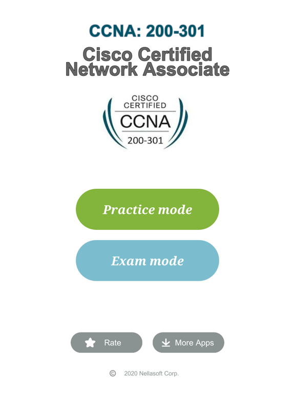 CCNA 200-301 Exam Prep iPad screenshot