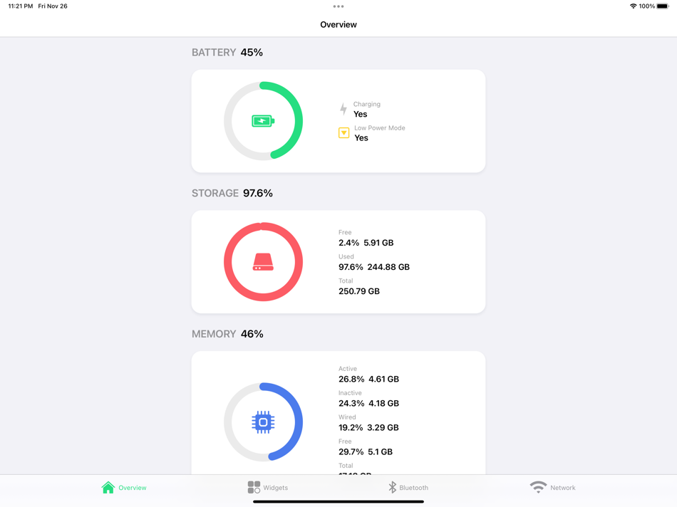 #5. Battery Widget: System Status (iOS) Podle: LE NGUYEN QUANG PHUOC