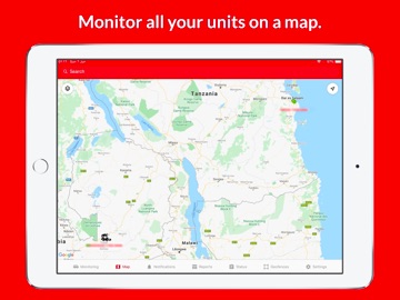 Afritrack Mobile iPad screenshot