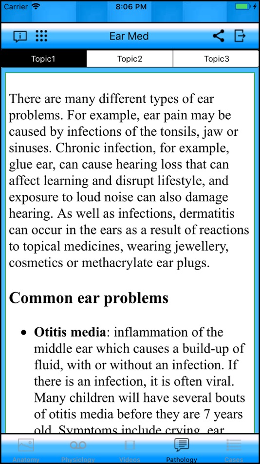 #7. Ear Med (iOS) By: ManalSoft