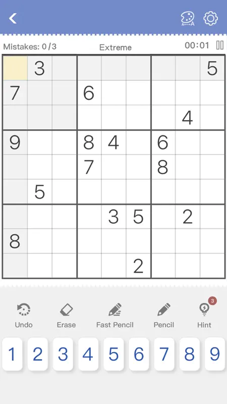 Sudoku - Classic Sudoku screenshot 1 of 6