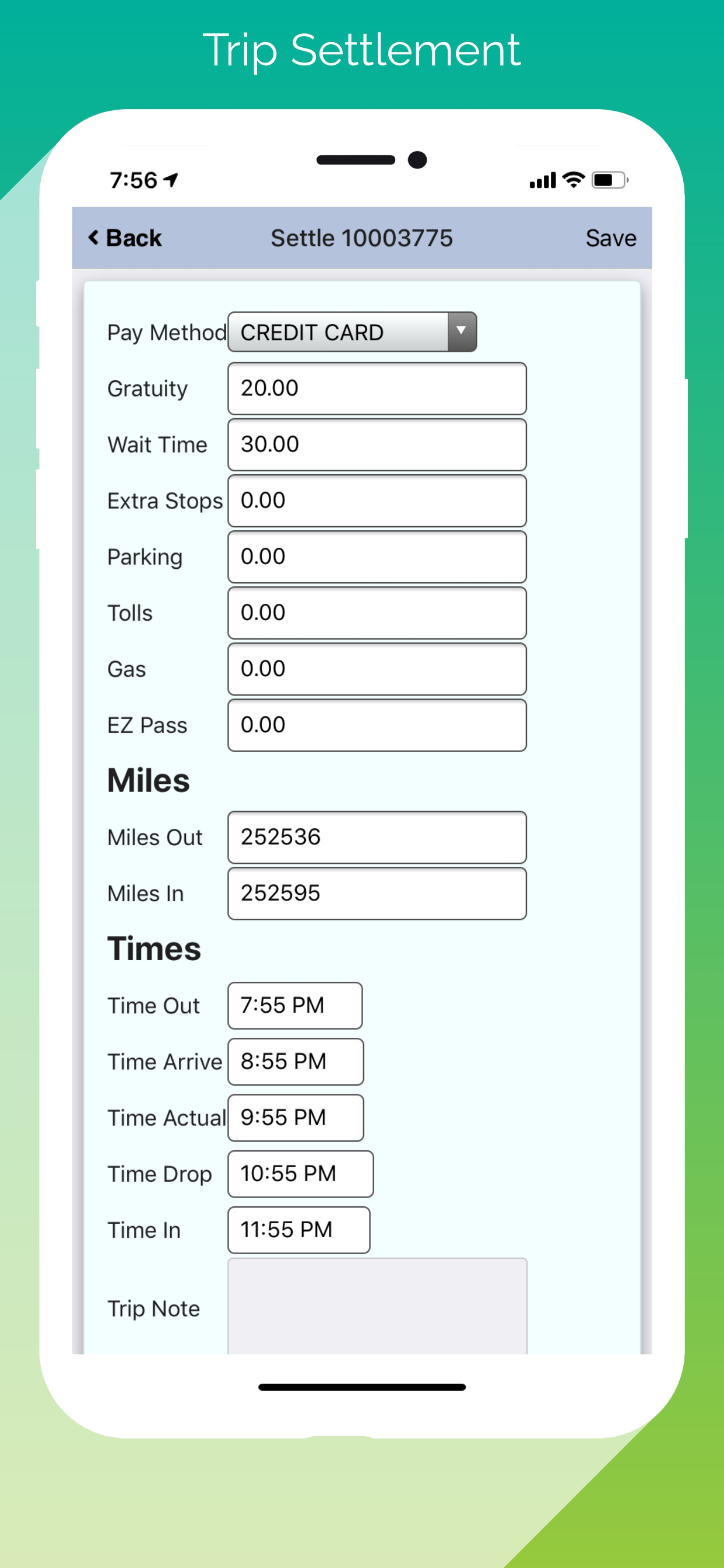 LimoWiz Driver App (LWD) screenshot 5