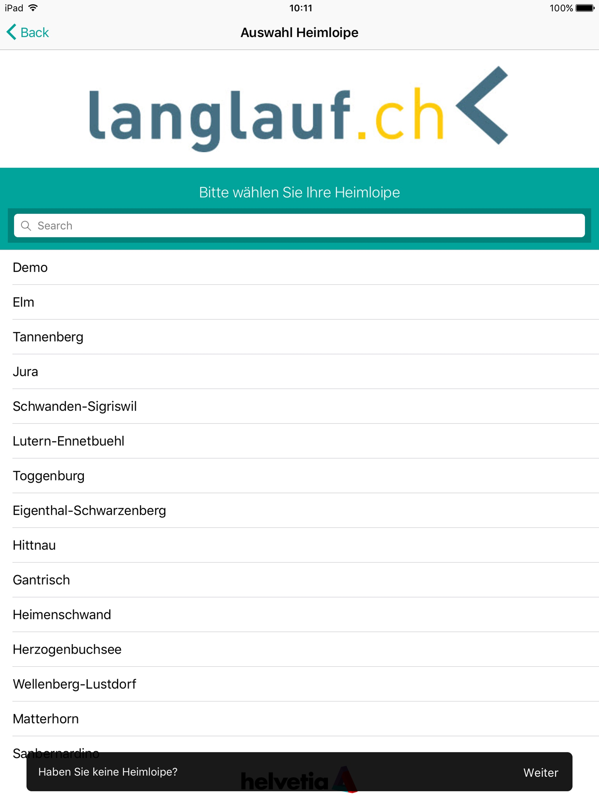 Digitaler Langlaufpass