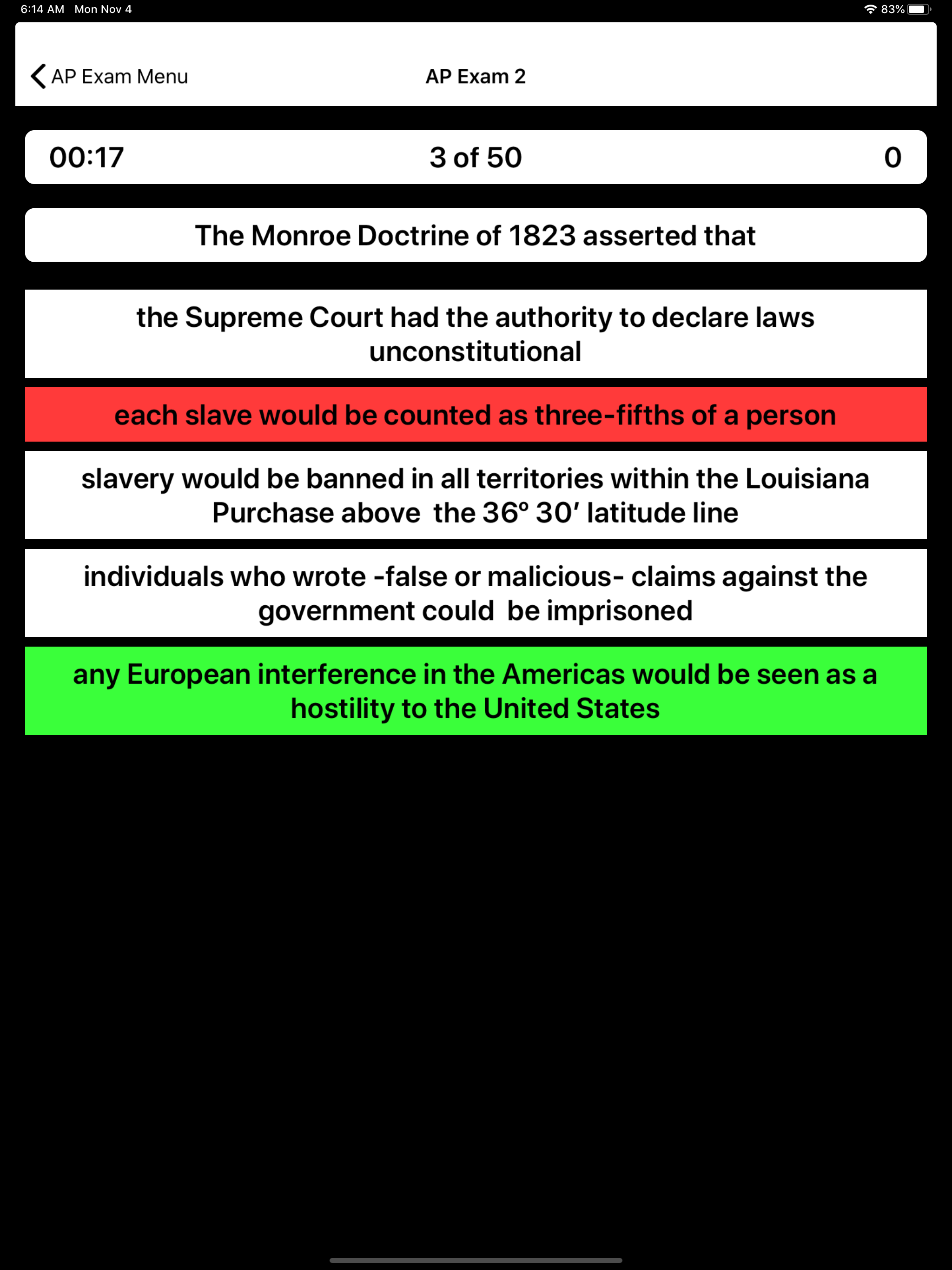 AP US History Prep screenshot 15
