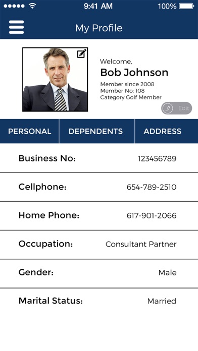 Capital City Club app screenshot 3