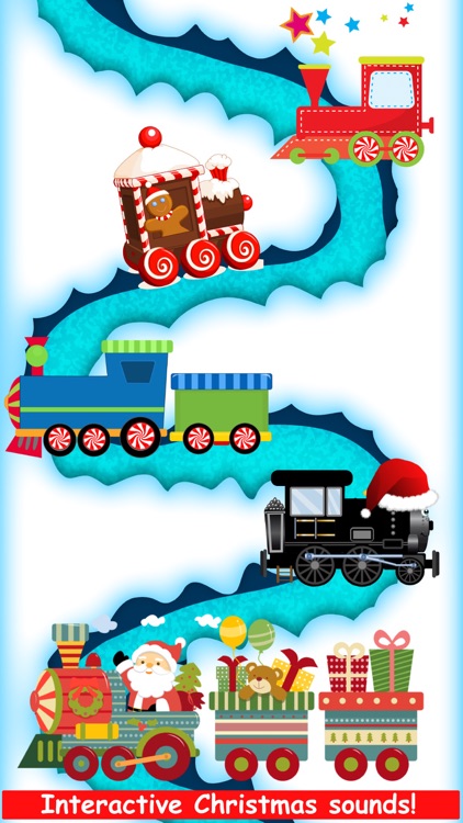 Christmas Train Snowman Games screenshot-5