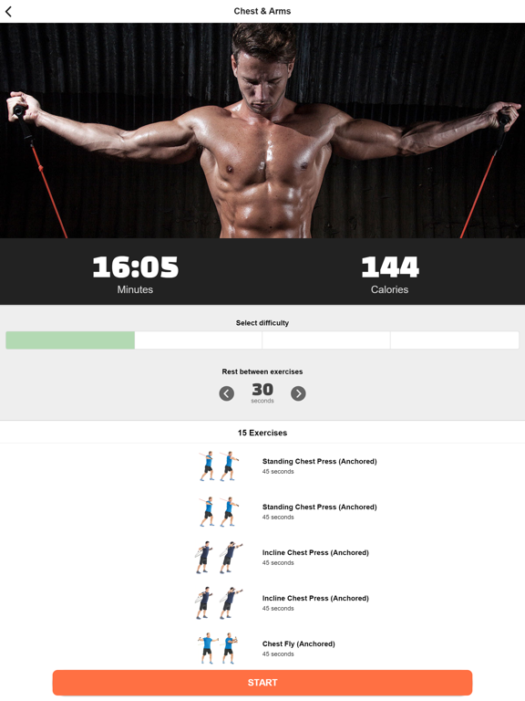 Resistance Band Exercises iPad screenshot