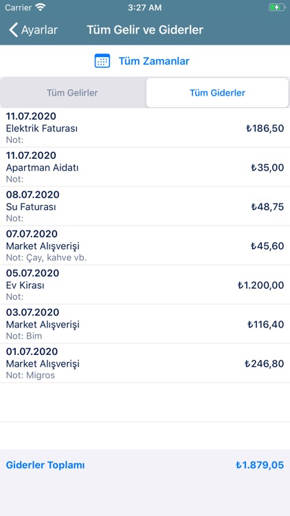 Hesap Kitap: Gider Takibi screenshot-4