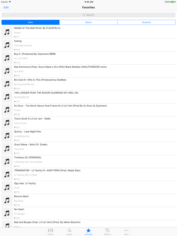 S3 Music - Great Music Player iPad screenshot