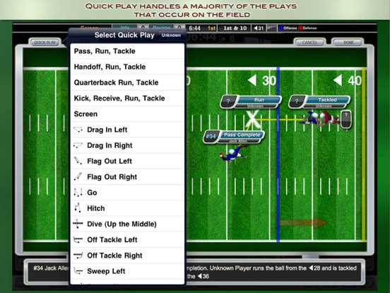 Screenshot #6 pour iScore Football Scorekeeper