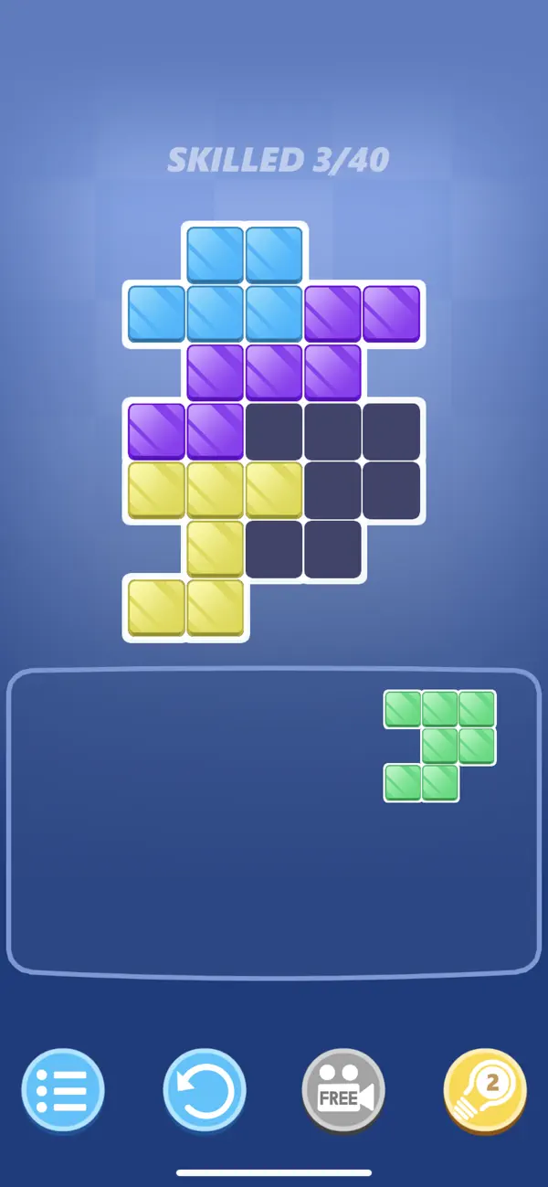 Screenshot #1 pour Block Hit - Jeu de réflexion