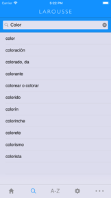 Larousse Spanish Advanced screenshot