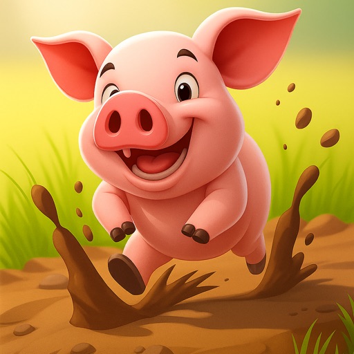 Piggy Dash:Mud Sewer Challenge