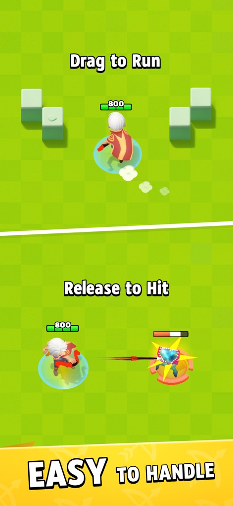 Archero - このアプリは、移動のためのシンプルなドラッグ操作と、攻撃のためのリリース操作という、ユーザーフレンドリーなワンハンドコントロールを提供します。