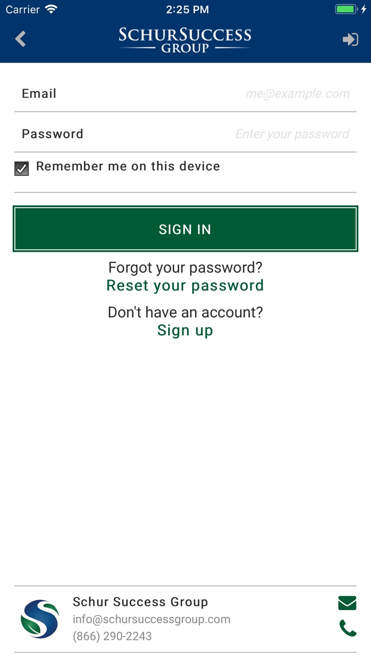 iPhone screenshot