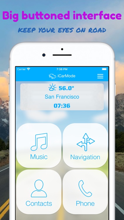 iCarMode: Drive Safe Dashboard screenshot-0