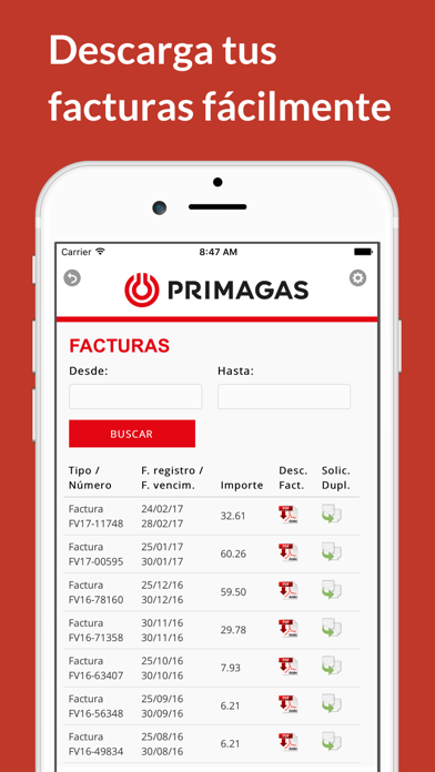 Screenshot #3 pour Primagas Clientes
