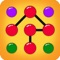 Collect dots game is colourful matching puzzle game