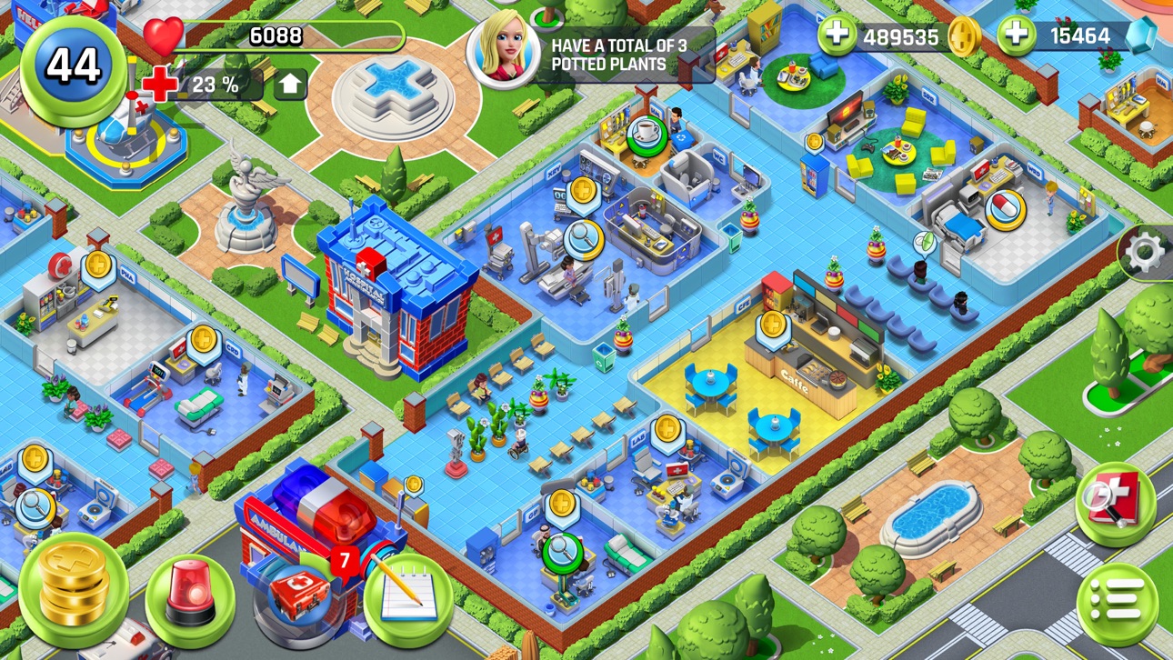Dream Hospital: Medical Tycoon Hack screenshot 7 - iOS game interface