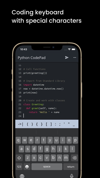 Python Coding Editor & IDE App screenshot-7