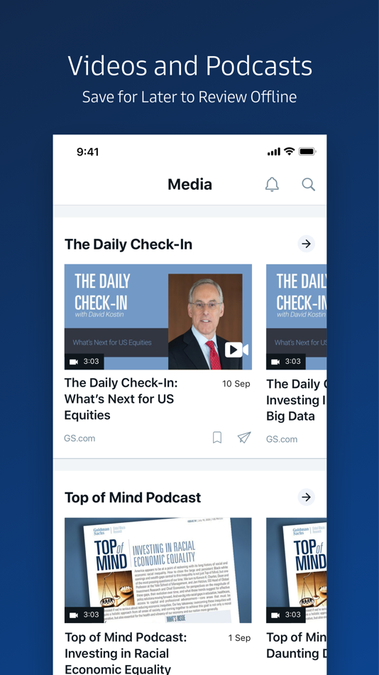 #3. Goldman Sachs Marquee (iOS) 由: Goldman Sachs