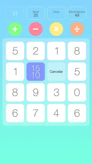 Captura de pantalla de Mezcla De Números en iPhone 5
