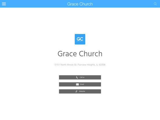 Grace Church Fairview iPad screenshot 5 - Lifestyle app