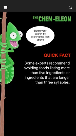 Chemeleon Food Additive Guide screenshot 1