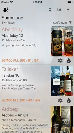 Screenshot von The Stillman - Die Whisky App auf dem iPhone 1