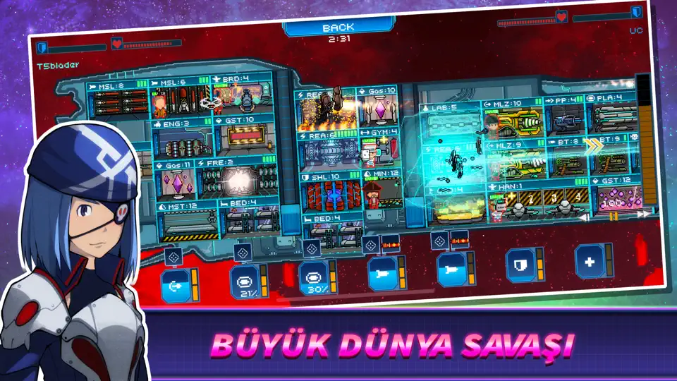 Pixel Starships™ Space MMORPG iPhone Ekran Görüntüsü 4
