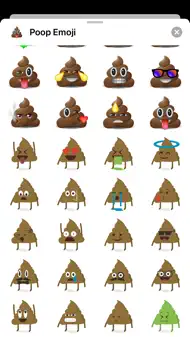 Poop Emoji Stickers - PRO HD iphone bilder 1