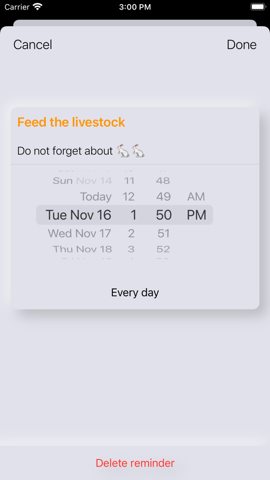 #3. Reminder, simple & useful (iOS) 由: Vladimir Tezin