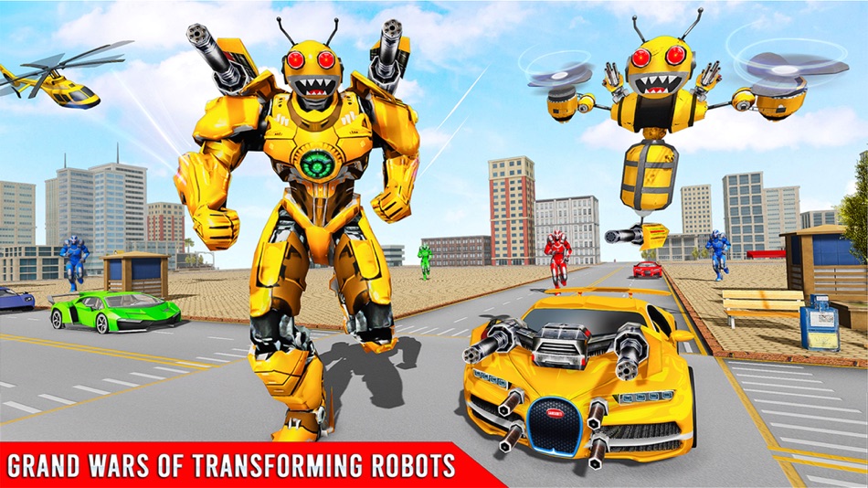 #2. Bee Robot Transform Game 3D (iOS) 来自: Omar Irshad
