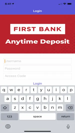 Anytime Deposit screenshot 1