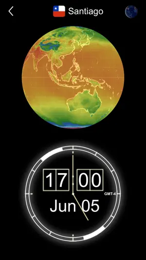 3D Global Temperature Map screenshot 2