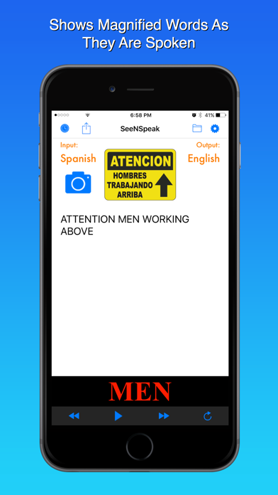 Screenshot #3 pour SeeNSpeak