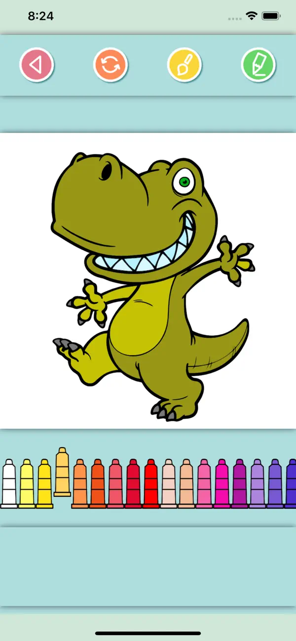 Screenshot #3 pour Dino Coloring Pages for Kids