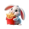 Bunny Fries Stickers icon