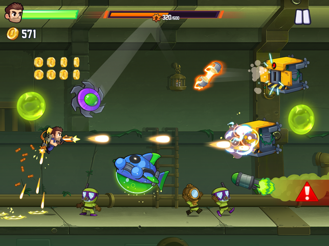 لقطة شاشة لألعاب الكرة اللولبية Helix Jumper