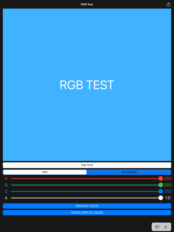 Screenshot #4 pour RGB Test