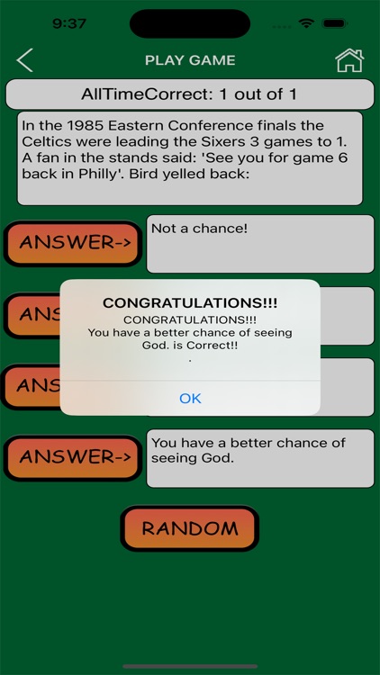 Trivia Game for Celtics Fans