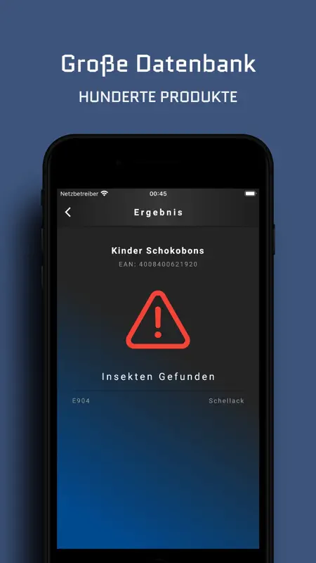 Insekten Lebensmittel Scanner screenshot 2 of 4